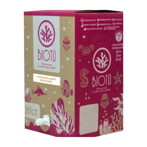 Detergente Liquido Ropa Blanca Biotú