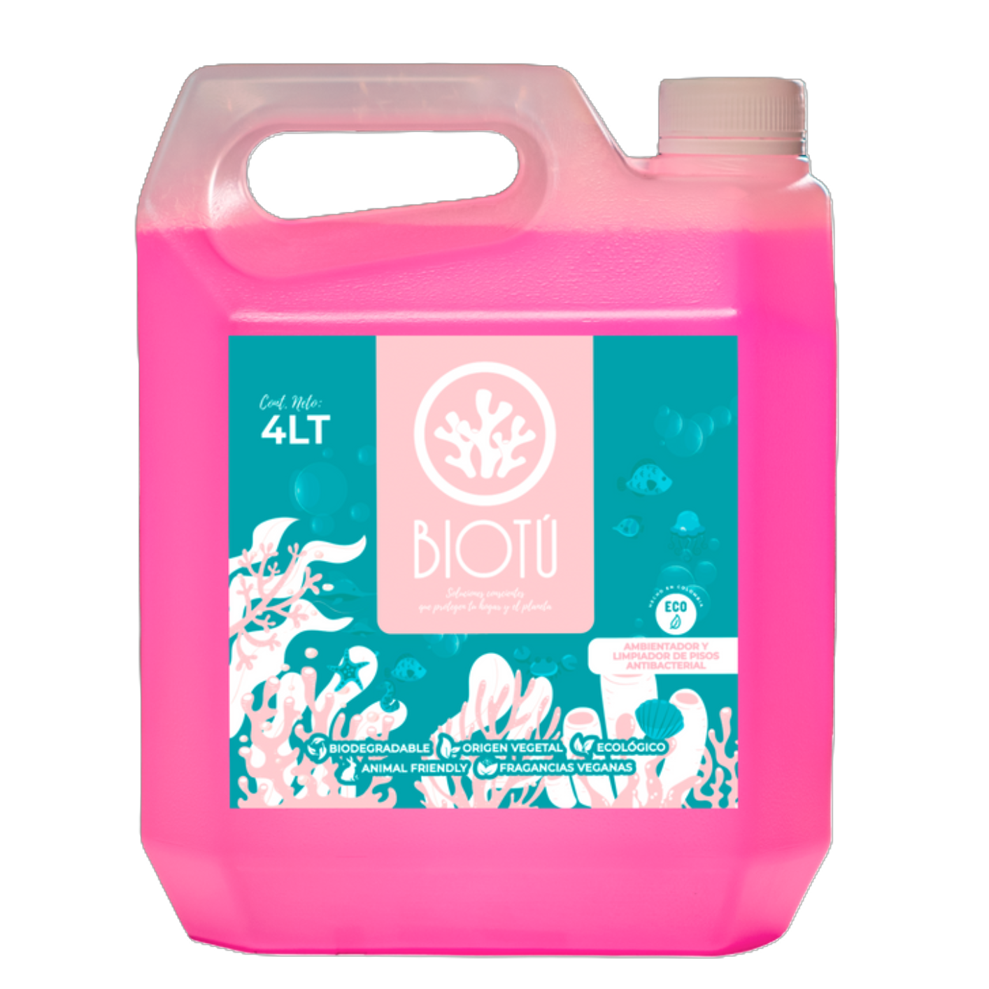 Ambientador y Limpiapisos Antibacterial Biotú