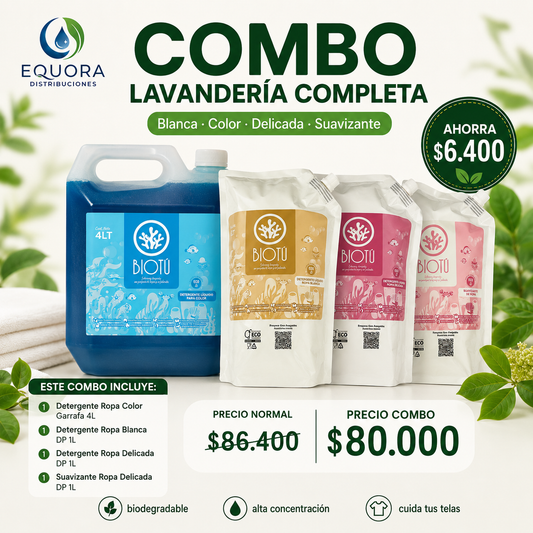 Combo Lavandería Completa Biotú