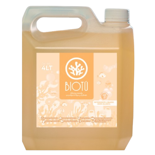 Detergente Liquido Ropa Blanca Biotú