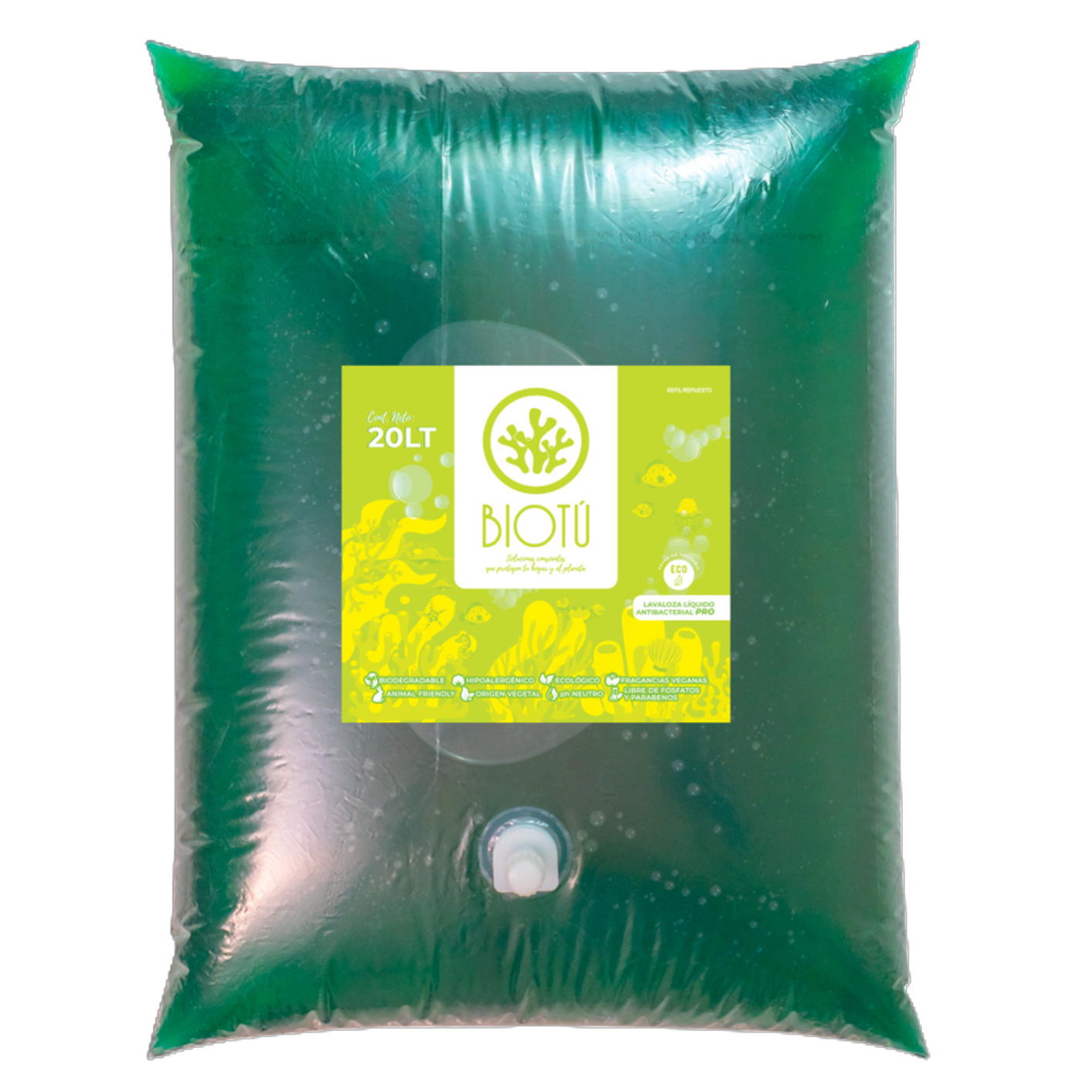 Lavaloza Liquido Antibacterial PRO MAX Biotú